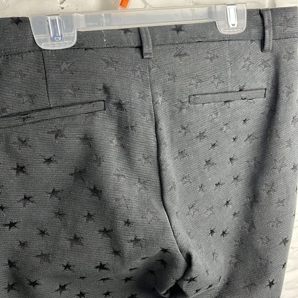 GAP STARS BLACK TROUSERS SKINNY ANKLE SIZE 8 31 inseam NWT - Picture 8 of 13